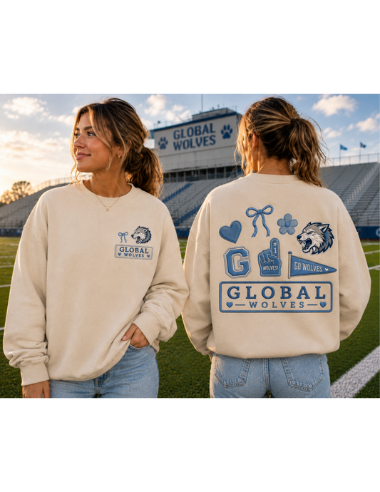 Wolves Love & Bows Sweatshirt GH