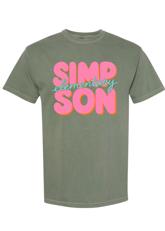 Simpson Bubble Letter Tee SE